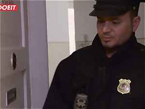 Immigration officer gets moist fuckbox instead of the visa